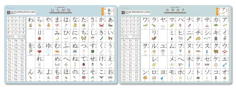 下敷き【ひらがな・カタカナ】